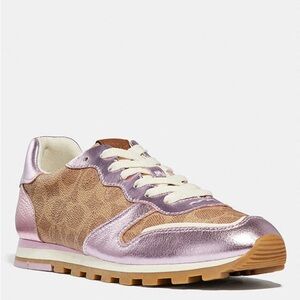 Coach Womens c118 Canvas Low Top Lace Up Fashion Sneakers,Size 10B/40.5